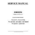 ORION TV5177 Service Manual