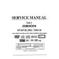 ORION VR-2961 Service Manual