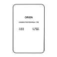 ORION TVC16997 Service Manual