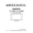 ORION TV-27300 Service Manual